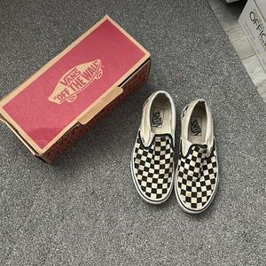 Checkerboard Vans.